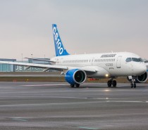 Bombardier CS100 w po raz pierwszy w Polsce Bombardier CS100 w po raz pierwszy w Polsce