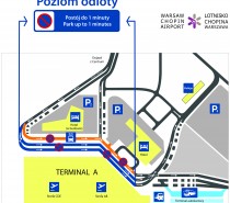 Zmiana organizacji ruchu przed Terminalem A na Lotnisku Chopina