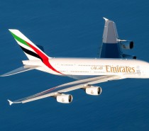 Airbus A380 Emirates wraca do Narity w Japonii Airbus A380 Emirates wraca do Narity w Japonii