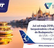LOT stawia na Kraków. Nowe połączenie do Budapesztu i więcej rejsów do Chicago! LOT stawia na Kraków. Nowe połączenie do Budapesztu i więcej rejsów do Chicago!